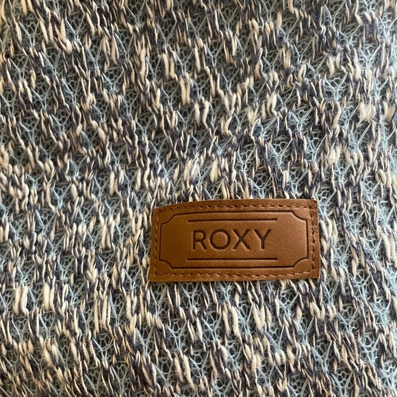 Roxy Womens Doe Zip-Up Hoodie Sweatshirt in Blue - Picture 6 of 7